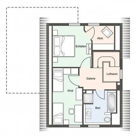 Nyaraló Westwind Einzelhaus Westwind Brösum